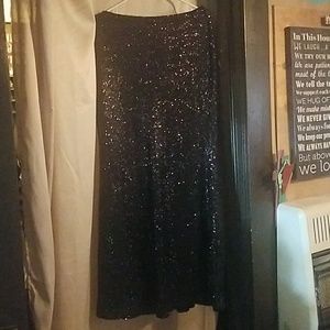 XL mermaid sequin skirt